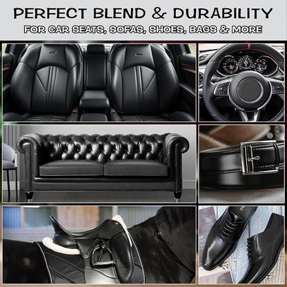 Black Leather & Vinyl Repair Kit, Fix Fading, and Peeling on Leather and Vinyl - Image 8