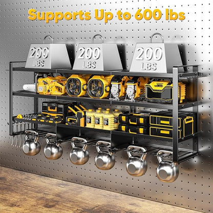 49.5" W Large Power Tool Organizer Wall Mount - Image 4