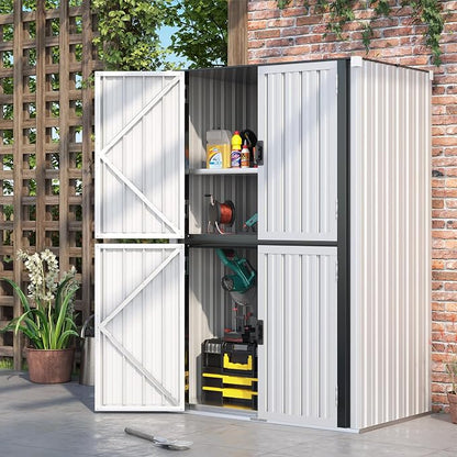 AECOJOY Outdoor Storage Cabinet, Outdoor Cabinets Waterproof by AECOJOY
