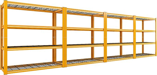 REIBII 40" W Garage Shelving Heavy Duty Metal Shelving 2200LBS Storage Shelves by REIBII