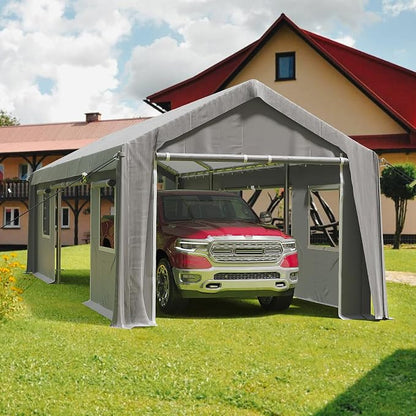 10x20ft Heavy Duty Carport Outdoor Canopy Portable Garage by Wpond