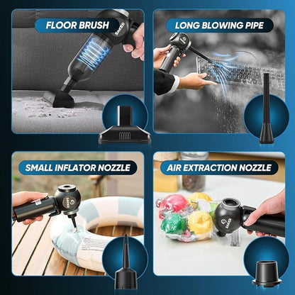 Saker Portable Car Vacuum Cordless 20000Pa 6 in 1 Multifunctional Adjustable - Image 6