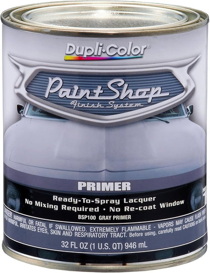 Dupli-Color BSP100-2 PK Paint Shop Finish System Car Primer Paint – Grey Primer by The+Dupli-Color+Store+