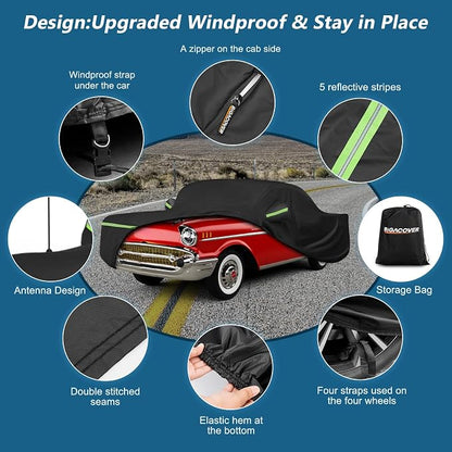 Waterproof Car Covers for Chevrolet Bel Air/150/210 1950-1957 - Image 4