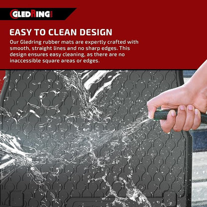 Gledring USA Custom Fit All-Weather Rubber Floor mats Compatible - Image 7