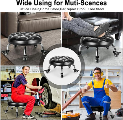 Low Rolling Stool, Low Stool - Image 7