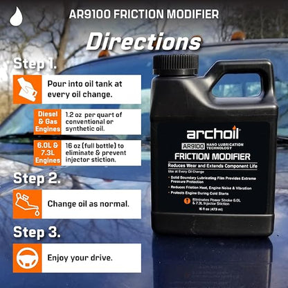 Archoil AR9100 Oil Additive for All Vehicles - Image 6