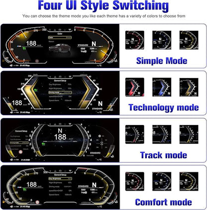 Speedometer Instrument for BMW F11 F18 2010-2017，12.3 inch Linux System - Image 3