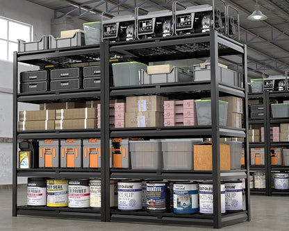 PrimeZone Heavy Duty Garage Shelving 5 Tier Heavy Duty Storage Shelves - Image 2