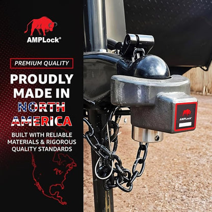 AMPLock - U-BRHT2516 2-5/16" Trailer Ball Hitch Lock - Titan Weld-on Design - Image 6