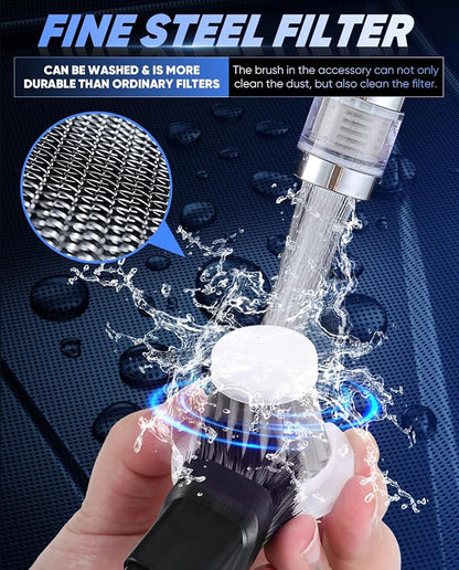 Saker Car Vacuum Portable Cordless 3 in 1 Handheld Car Vacuum 15000PA High Power - Image 5
