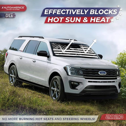 Autoamerics Truck Windshield Sun Shade - Image 3