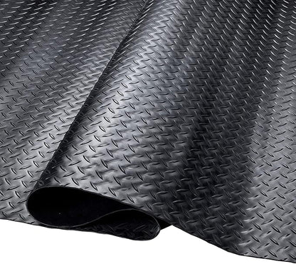 SEAL 5 x 10 Ft Premium Garage Floor Mat, Solid 2.8mm Thickened Black Commercial - Image 7
