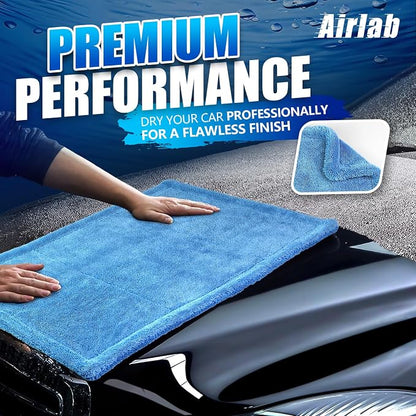 Airlab Microfiber Towels for Cars Wash Drying Towel Detailing Cloth, Ultra - Image 2