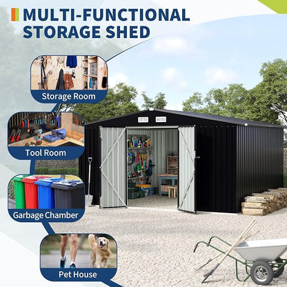 8x10x6.4 FT Outdoor Storage Sheds - Image 3