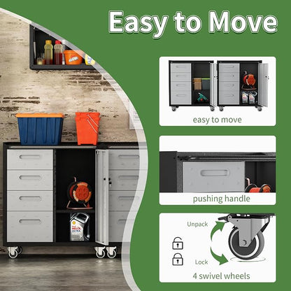 Metal Garage Storage Cabinet - Image 5