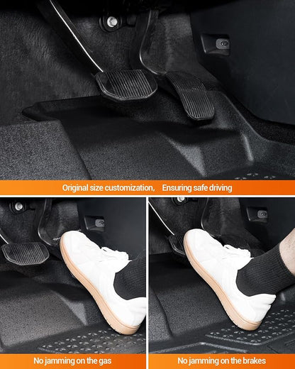 SEALIGHT Floor Mats for Tesla Model y 5-seat 2020-2024, Car Mats All Weather - Image 3
