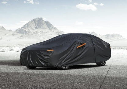 Kayme Car Cover Waterproof All Weather, Full Exterior Cover Outdoor Sun - Image 7