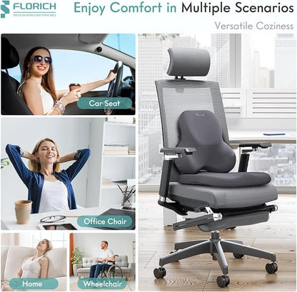 FLORICH Car Seat Cushion and Lumbar Support Pillow - Image 6