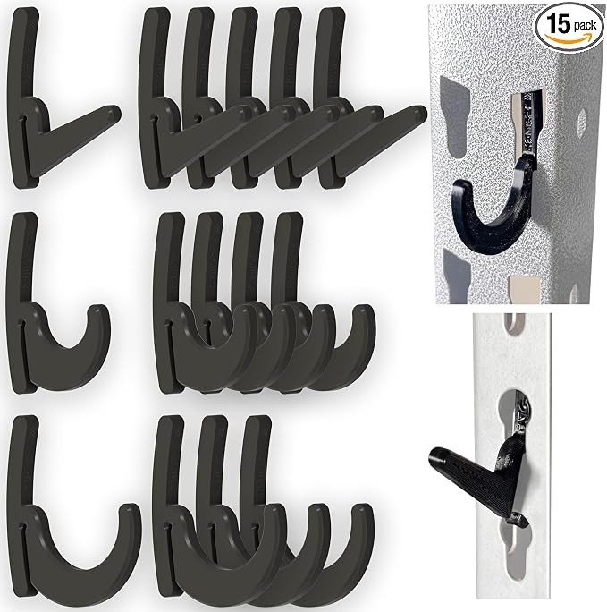 BearClaw Universal Hooks for Garage Shelving and Industrial Storage Racks by Electron+Whale