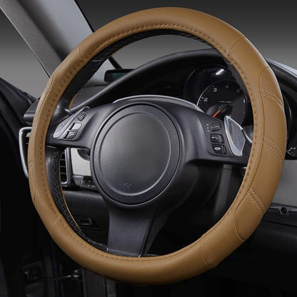 CAR PASS Line Rider Microfiber Leather Sporty Steering Wheel Cover Universal - Image 2