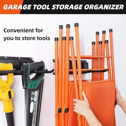 Garage Tool Organizer Wall Mount 48", Garage Wall Organizer 400 lbs, Heavy Duty - Image 7