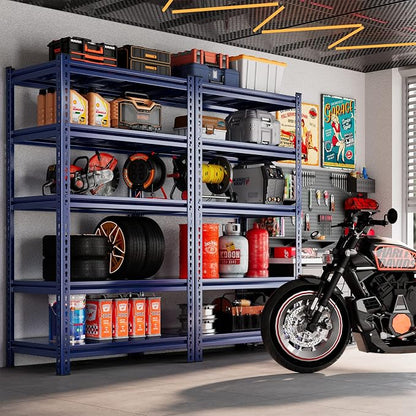 REIBII Garage Shelving 2000 LBS Storage Shelves Heavy Duty Metal Shelving Unit - Image 2