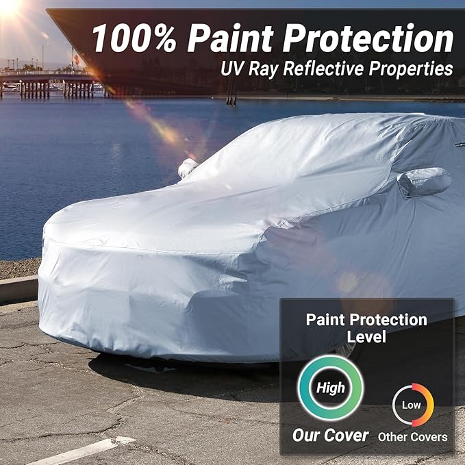 iCarCover Premium Car Cover for 1990-2001 Chevy Lumina Sedan Waterproof - Image 3