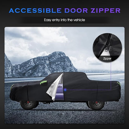 Car Cover Custom Fit for Toyota Tacoma 2005-2023, 6 Layers Truck Cover - Image 5