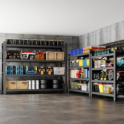 78.8" W Storage Shelves 7000lbs Garage Metal Shelving Heavy Duty Garage Shelves - Image 6