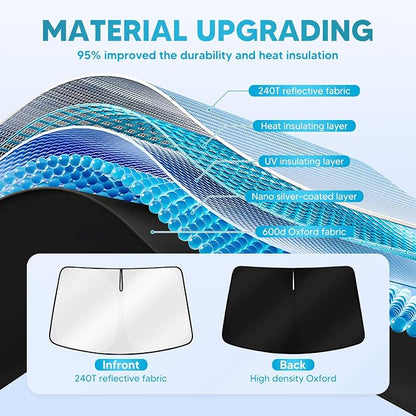 Cartist Windshield Sun Shade Fits - Image 4