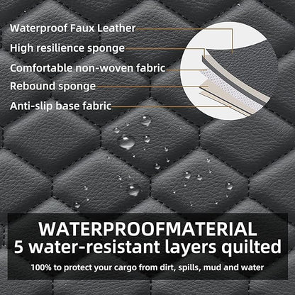Elantrip 2PCs Front Car Seat Covers Leather Water Proof Seat Protector - Image 2