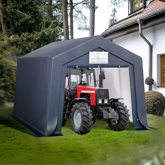 PHI VILLA 10'X15'*8.7' Outdoor Portable Storage Shelter Shed Garage by PHIVILLAThepioneerofcomfortablehouseholdsupplies