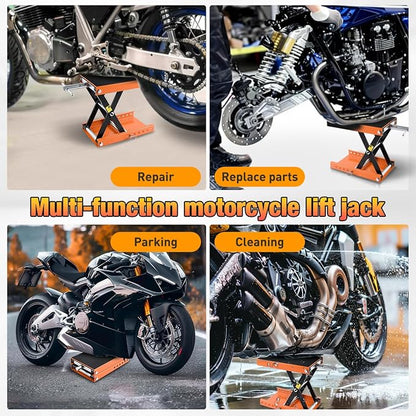 Nilight Motorcycle Lift Jack 1100 LBS Scissor Jacks Stand Lift - Image 9
