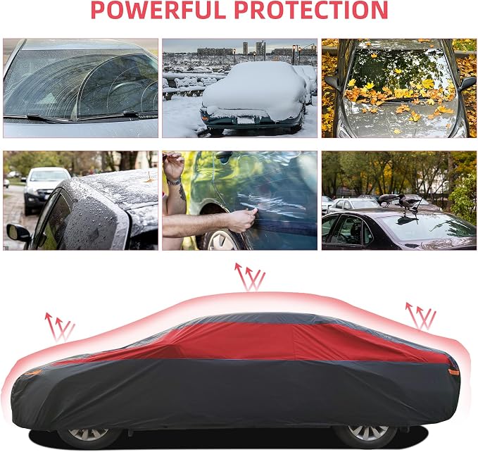 Car Cover Waterproof All Weather, Outdoor Car Cover - Image 6