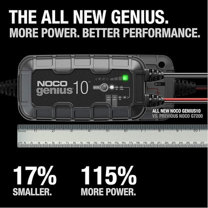 NOCO GENIUS10: 10A 6V/12V Smart Battery Charger – Automatic Maintainer - Image 2