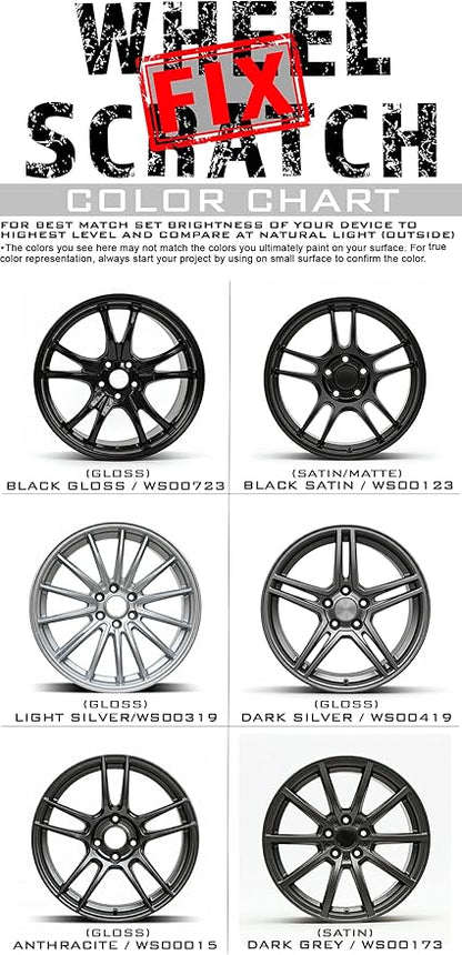 Matte Black Rim Touch Up Paint, Car Wheel Scratch Repair, Wheel Touch Up Paint - Image 7