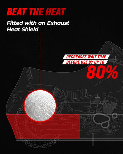 Badass Moto Ultimate Motorcycle Cover Waterproof Outdoor Heavy Duty Durable All - Image 9