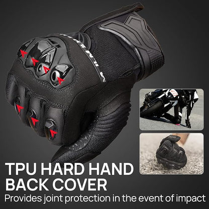ILM Motorcycle Gloves for Men and Women Touchscreen Riding Gloves Motorbike - Image 2
