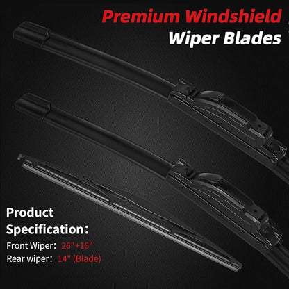 OTUAYAUTO Premium Windshield Wiper Blades - Image 2