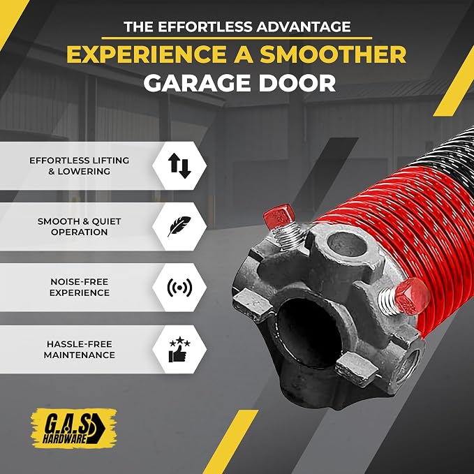Garage Door Torsion Spring 225x1.75x27 Includes 1” Steel Bearing, Non-Slip - Image 5