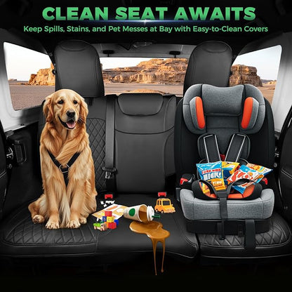 for Jeep Wrangler Seat Covers 4Door JL 2018 2019 2020 2021 2022 2023 2024 2025 - Image 7