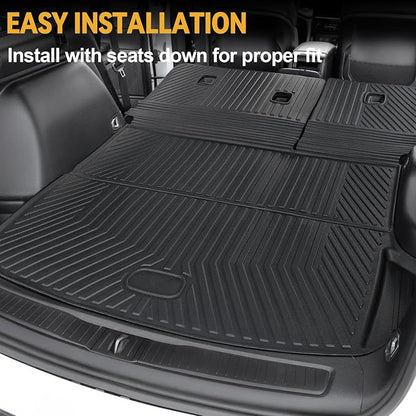 Floor Mats Set for 2022-2025 Jeep Grand Cherokee Accessories, Full Coverage All - Image 9
