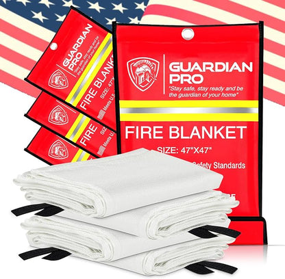 Emergency Fire Blanket for Home and Kitchen by GuardianPro