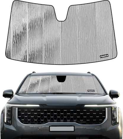 Windshield Sun Shade for Kia Carnival 2021-2025, Front Window Sunshade Shield by Pigenius