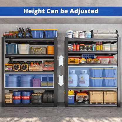 REIBII 3010LBS Storage Shelves 72" H Garage Shelving Heavy Duty Metal Shelving - Image 8