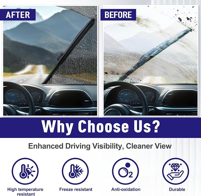AJK Wiper Blades for Subaru Outback 2010 2011 2012 2013 2014, 2 Piece All - Image 6