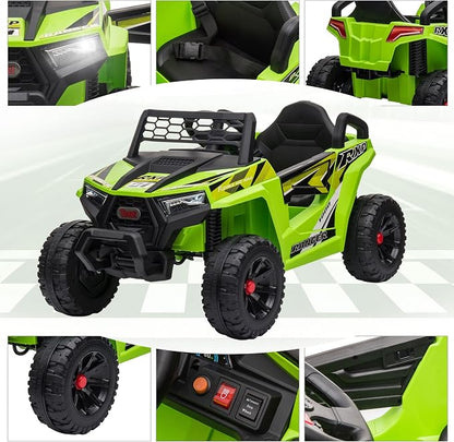 TOBBI 12V Kids Ride on Car, Electric Off-Road UTV Truck - Image 6
