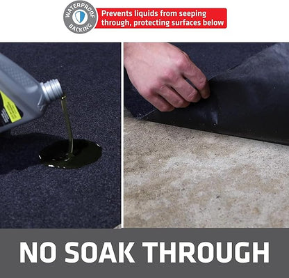 Drymate Oil Spill Mat, Premium Absorbent Oil Pad, Waterproof Backing Contains - Image 4