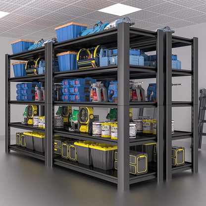 5-Tier Garage Shelving Heavy Duty, 3000 LBS Capacity Metal Storage Rack 76" H x - Image 7